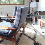 Pair of 50s steiner armchairs