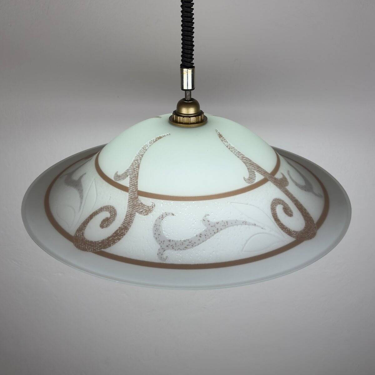 Vintage glass pendant, Italy, 1970s