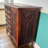 Victorian-era carved buffet