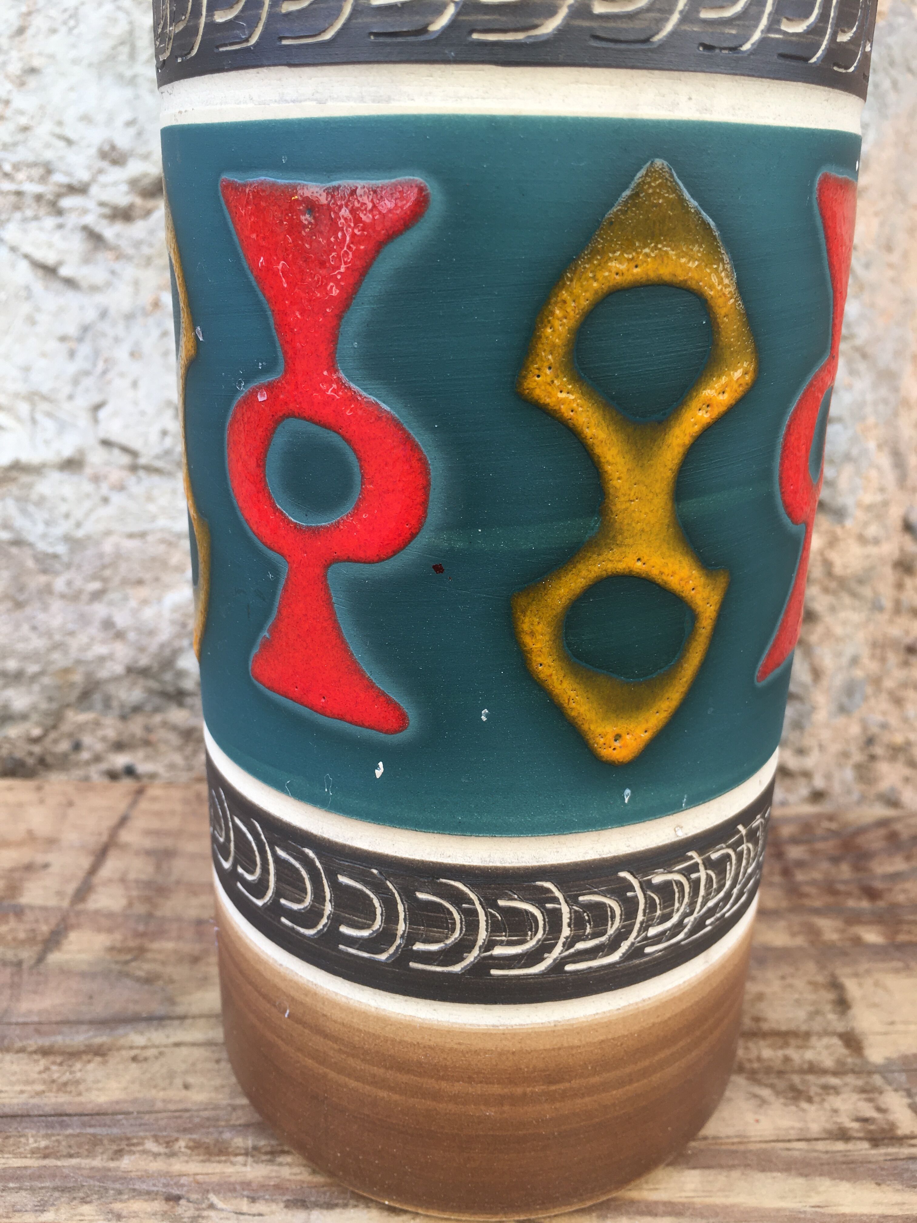 Brown vase West Germany