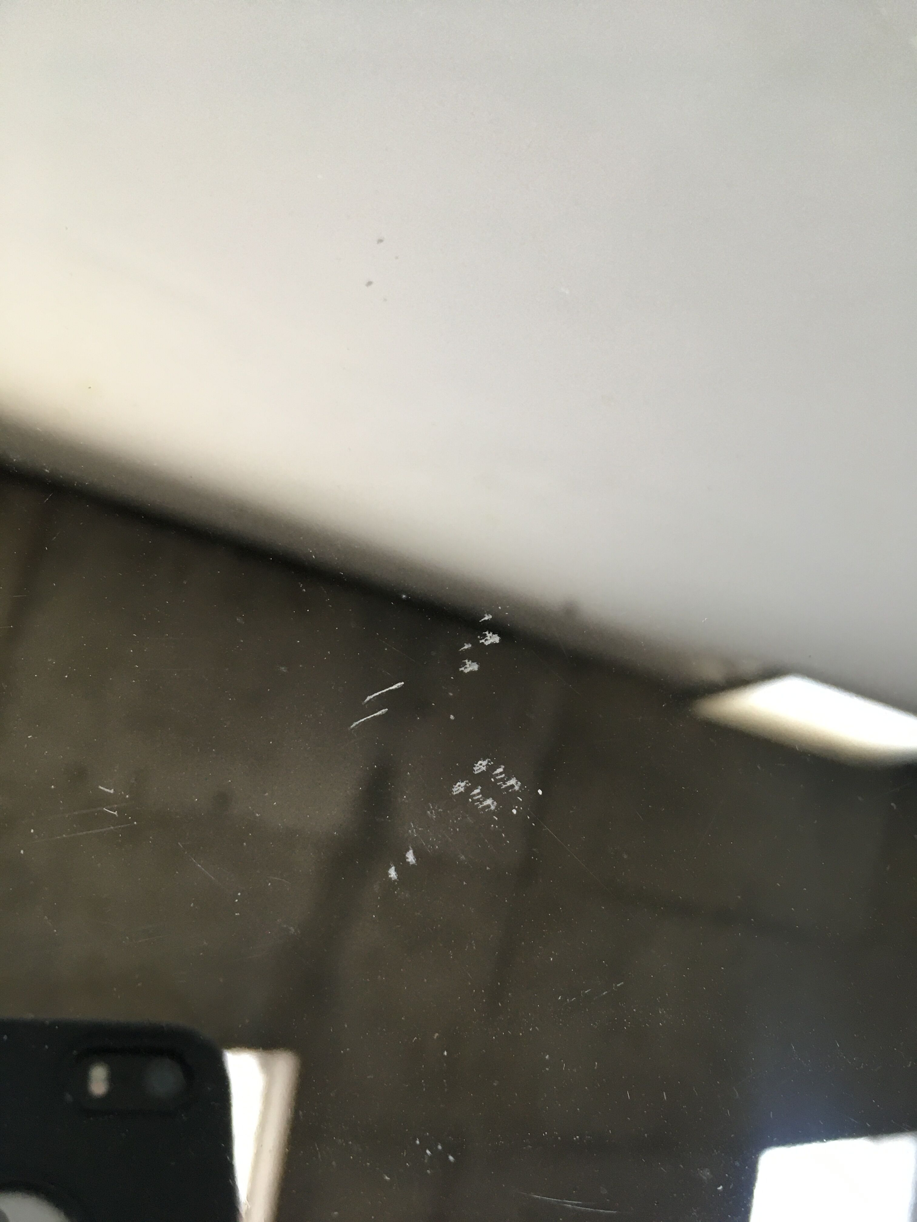 Beaded beveled mirror