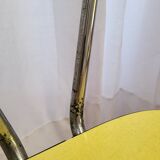 Paire chaises formica jaune
