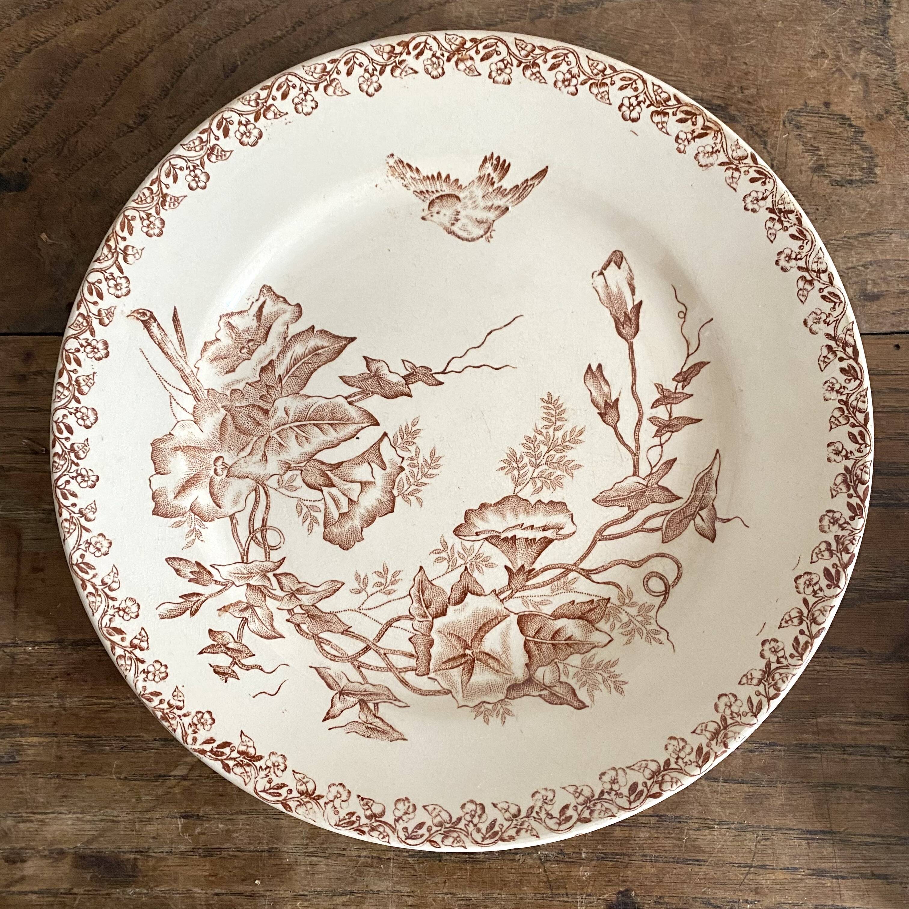 Onnaing Liseron ironstone soup plates