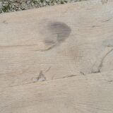 Old brutalist oak farmhouse coffee table
