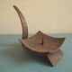 antique vintage brutalist candle holder/candlestick