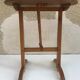 Old table target burgundy wood walnut