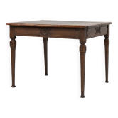 Mid-Century French Rustic Side Table in Wood, 1850s