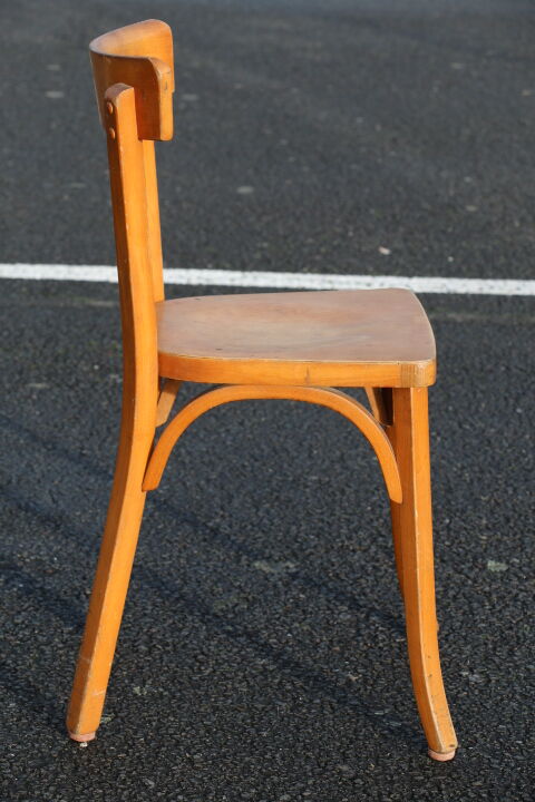 Set of 6 chairs Bistro baumann beech clear n ° 13