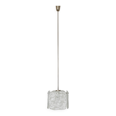 Suspension en verre de glace autrichien par J.T. Kalmar