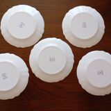 10 assiettes à dessert Arcopal "Ronsard"
