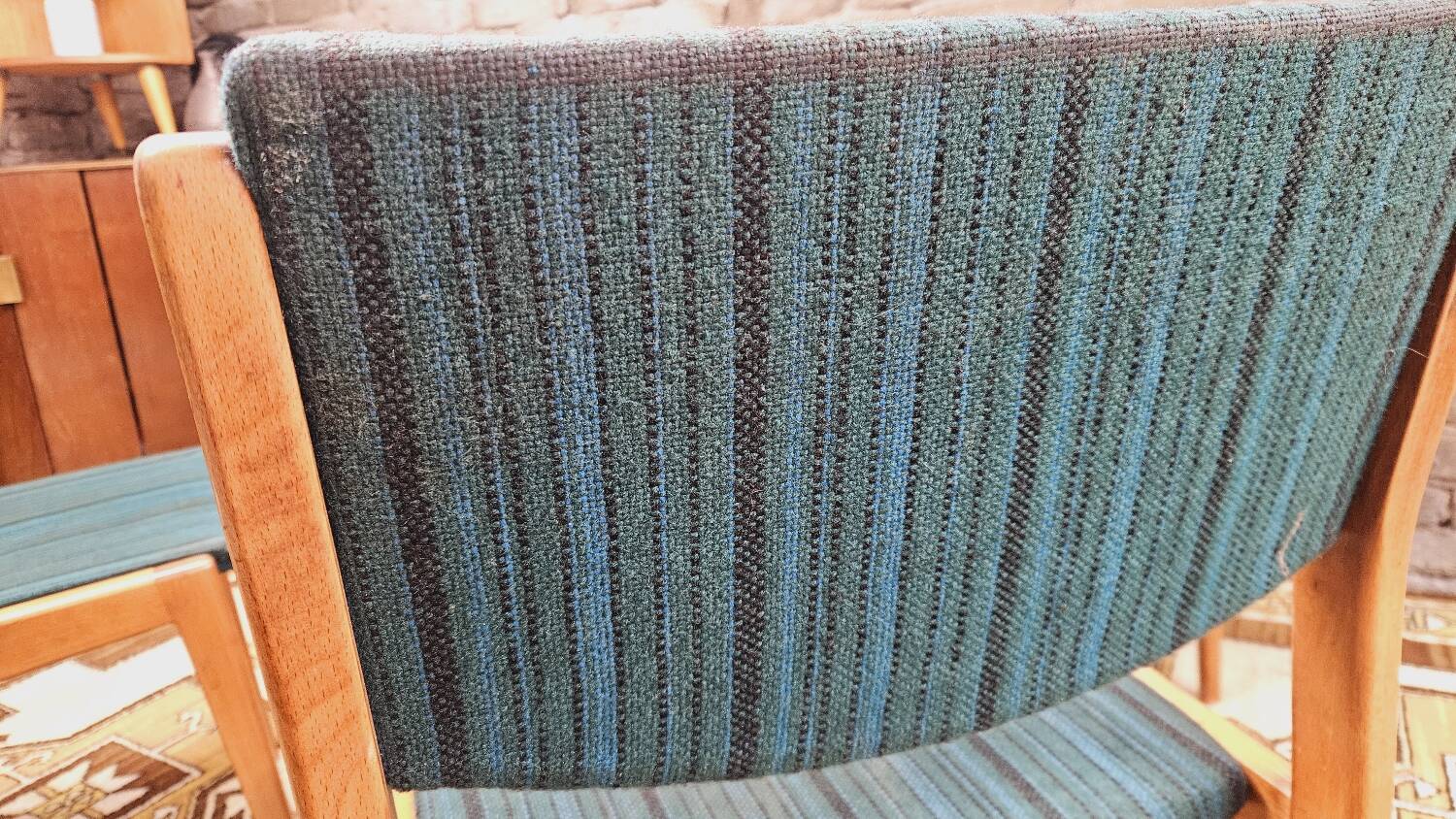 Set of 4 Scandinavian chairs 1960