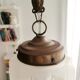 Vintage 1930s small Art Deco hanging lamp