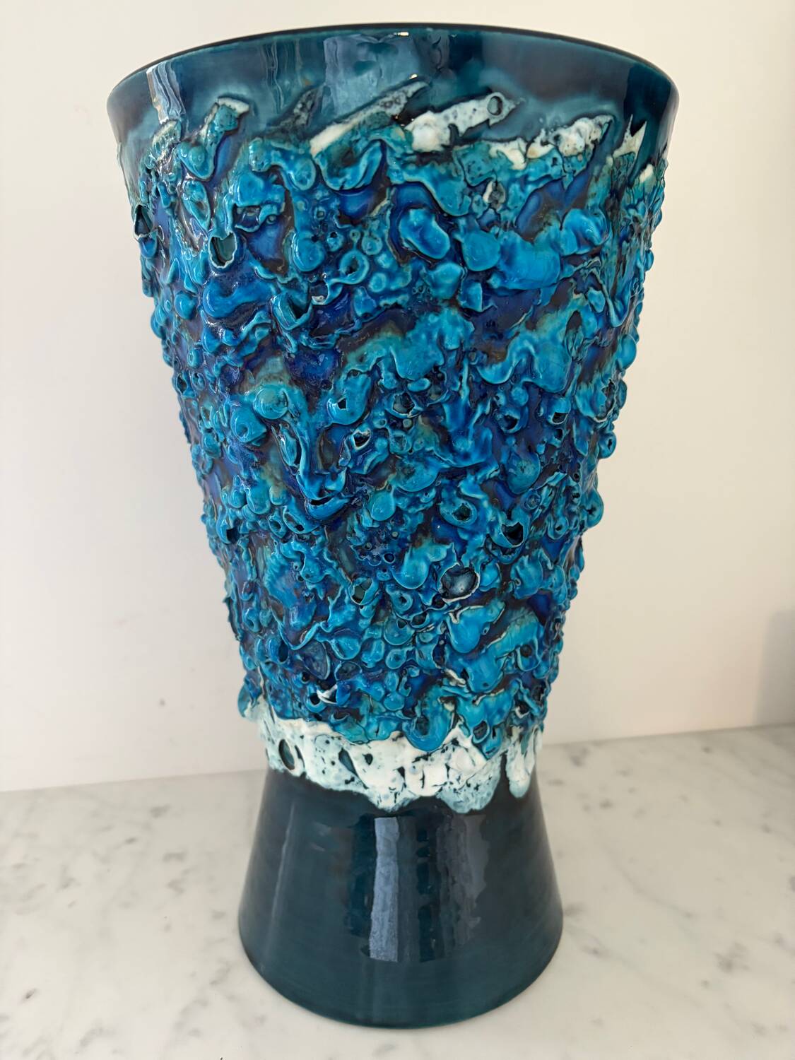 Fat Lava Vase Vallauris