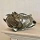 Art Nouveau jardinière in tin signed Frederic Debon Susse Frères.