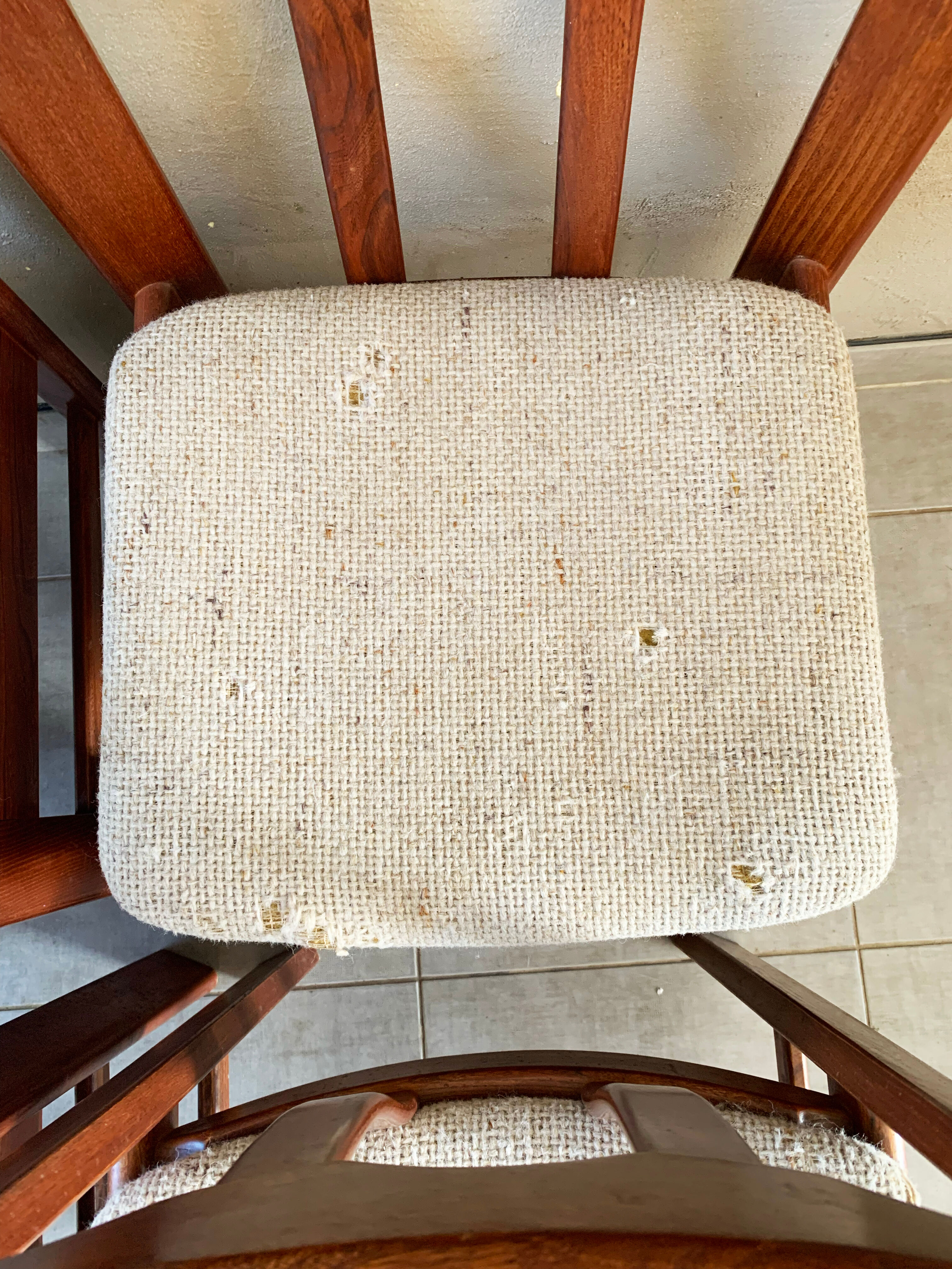 Set of 4 Danish chairs, 60s teak