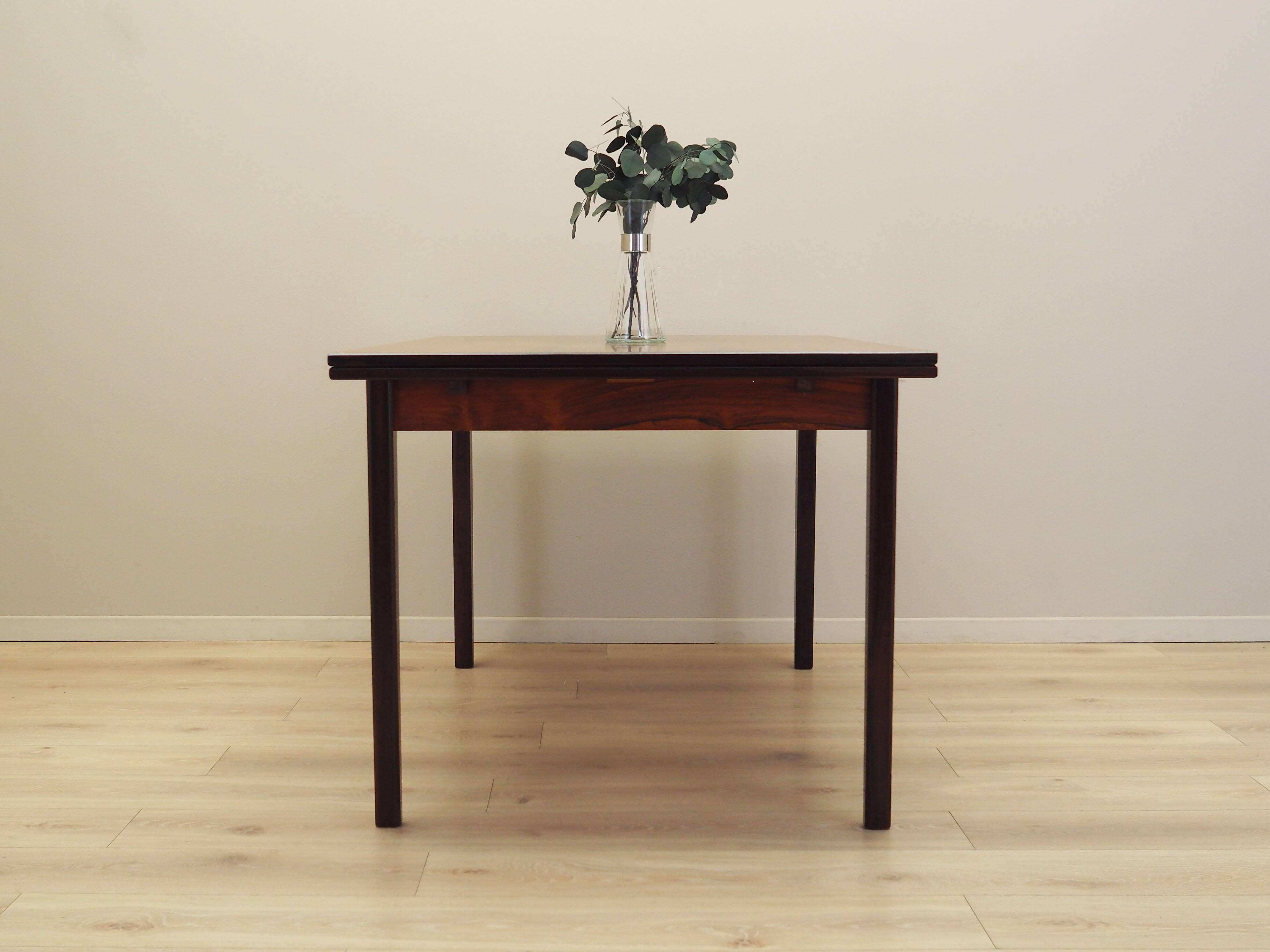 Rosewood table, Danish design, 1970s, production: Denmark