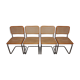 Lot de 4 chaises Cesca B32 par Marcel Breuer