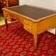 Louis XVI desk in cherry wood and gilded bronzes