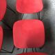Vintage red chairs from the 60s