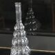 Carafe à motif de bulles en verre d’Empoli, années 1960/70