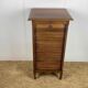 Cabinet with curtained in oak 1930