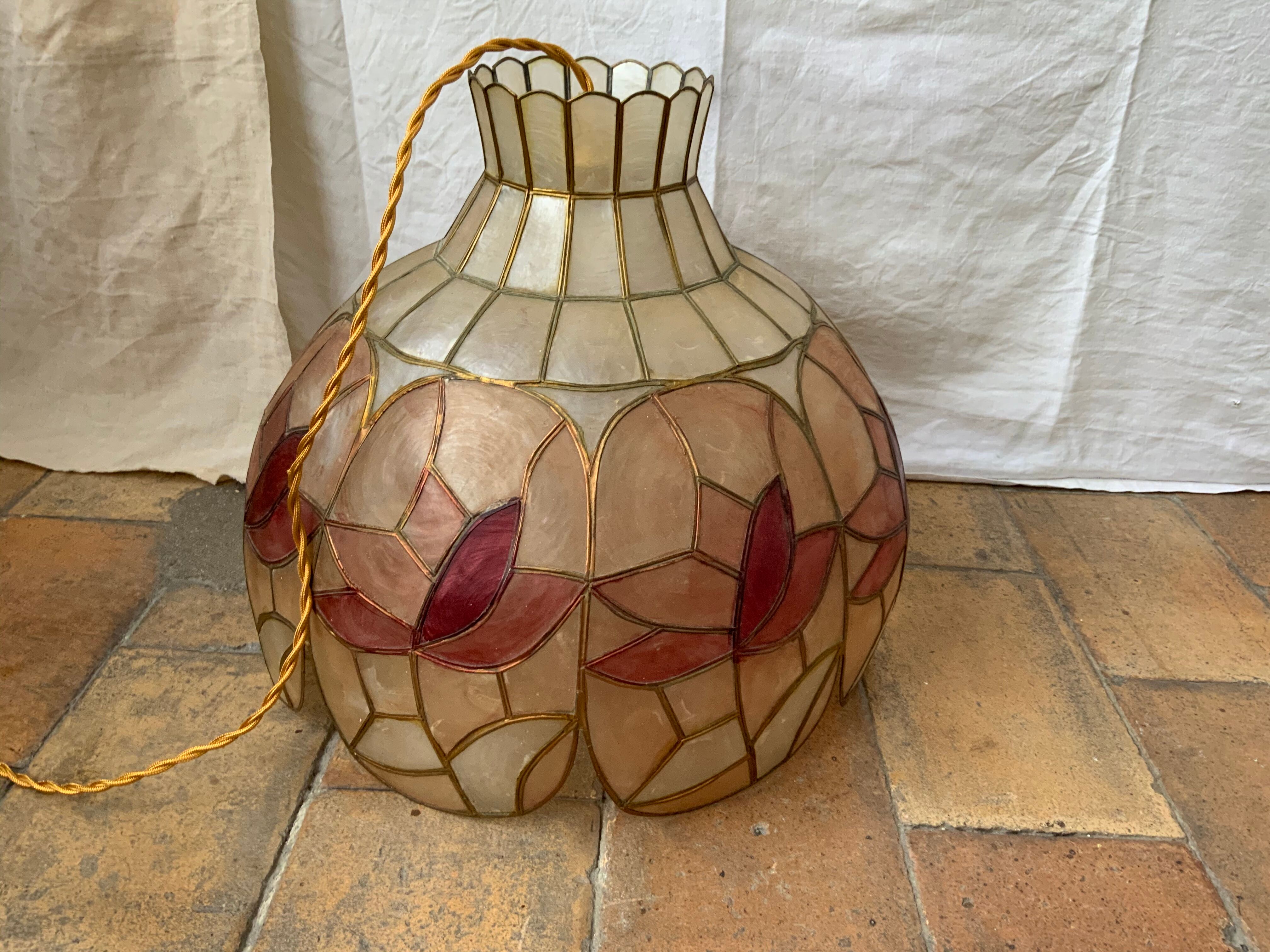 Vintage mother-of-pearl hanging