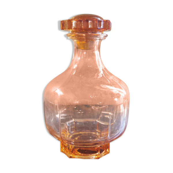 Carafe art deco orange