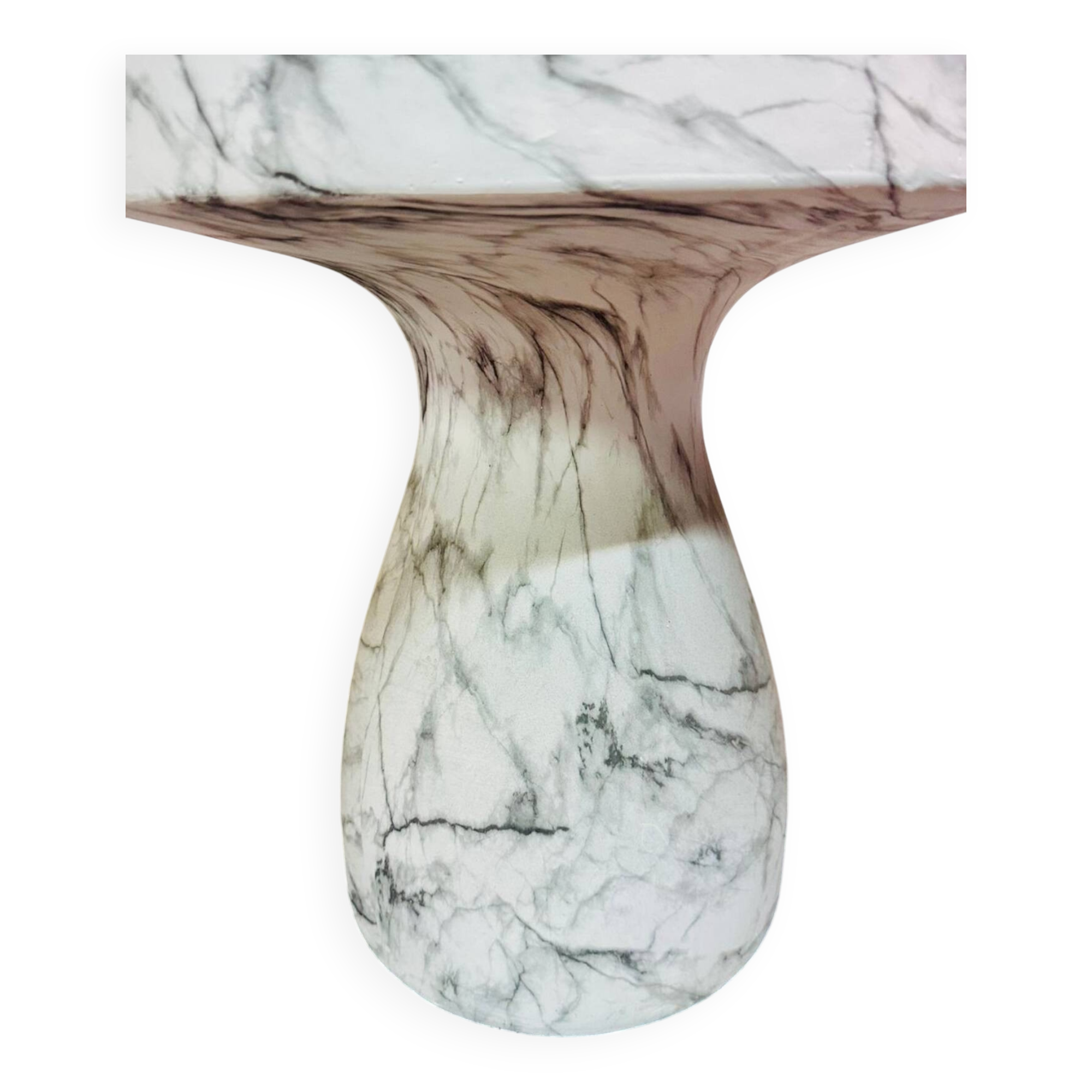 Tavolino in Ceramica Resinata Simil Marmo