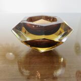 Cendrier Sommerso Murano, design d'Alessandro Mandruzzato, années 70