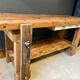Old wooden workbench, renovated