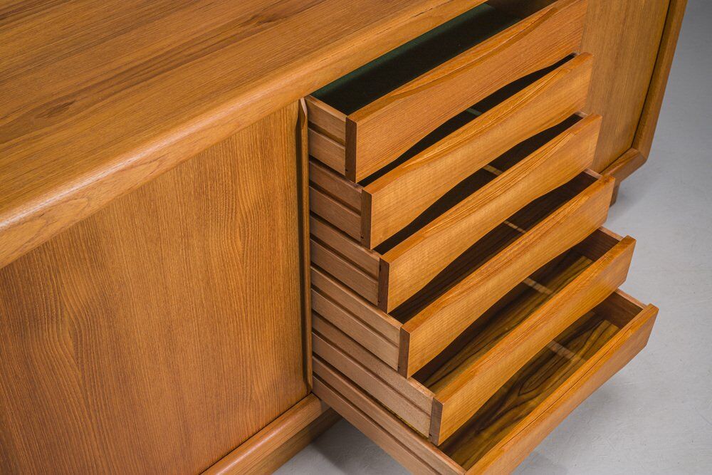 Mid-century Danish teak sideboard from Dyrlund, 1980s