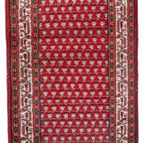 Tapis vintage fait main Seraband indien – 74 cm x 140 cm