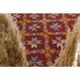 1970s Vintage Turkish Hand-Knotted Wool Cotton Red Area Rug 188x277