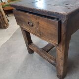 18th century solid oak farm table