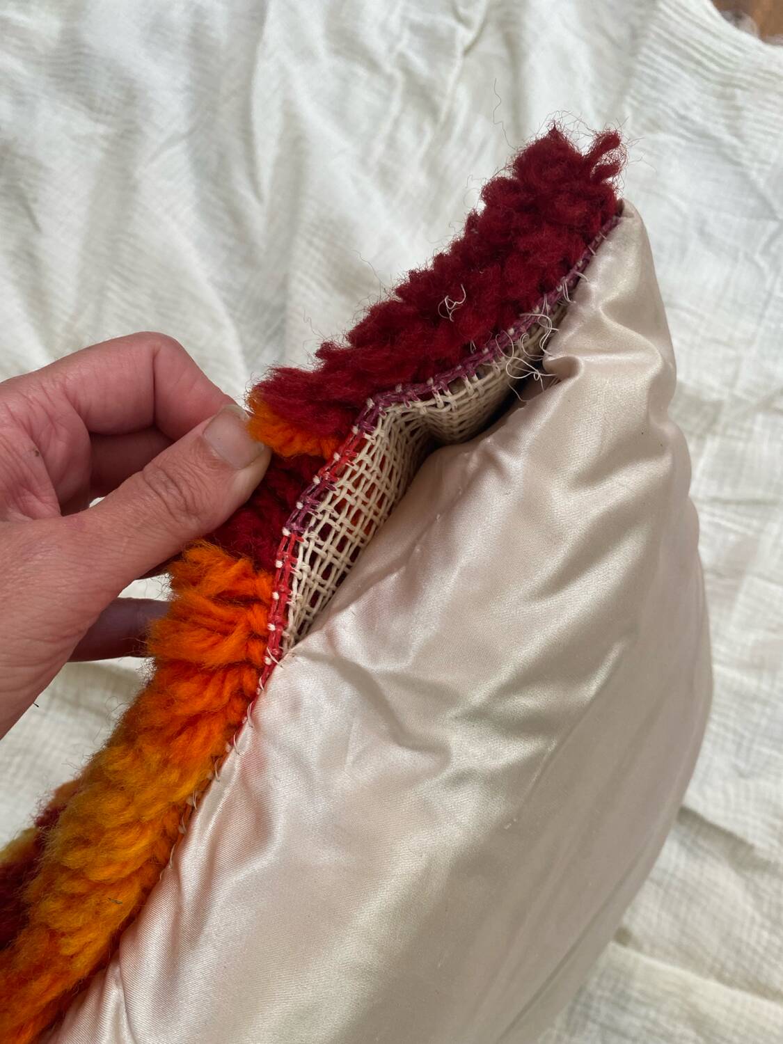 Coussin décoratif au Punch Needle 70