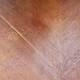 Vintage teak coffee table, transformable into a high table