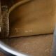 POLISHED/FROSTED BRONZE LAMP MICHEL MANGEMATIN FRANCE 1960