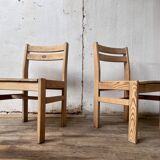 Pair of vintage dlg charlotte perriand Illmari tapiovaara chairs