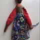 Marionnette asiatique, bois et laiton