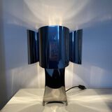 lampe quadrilobe en métal chromé,