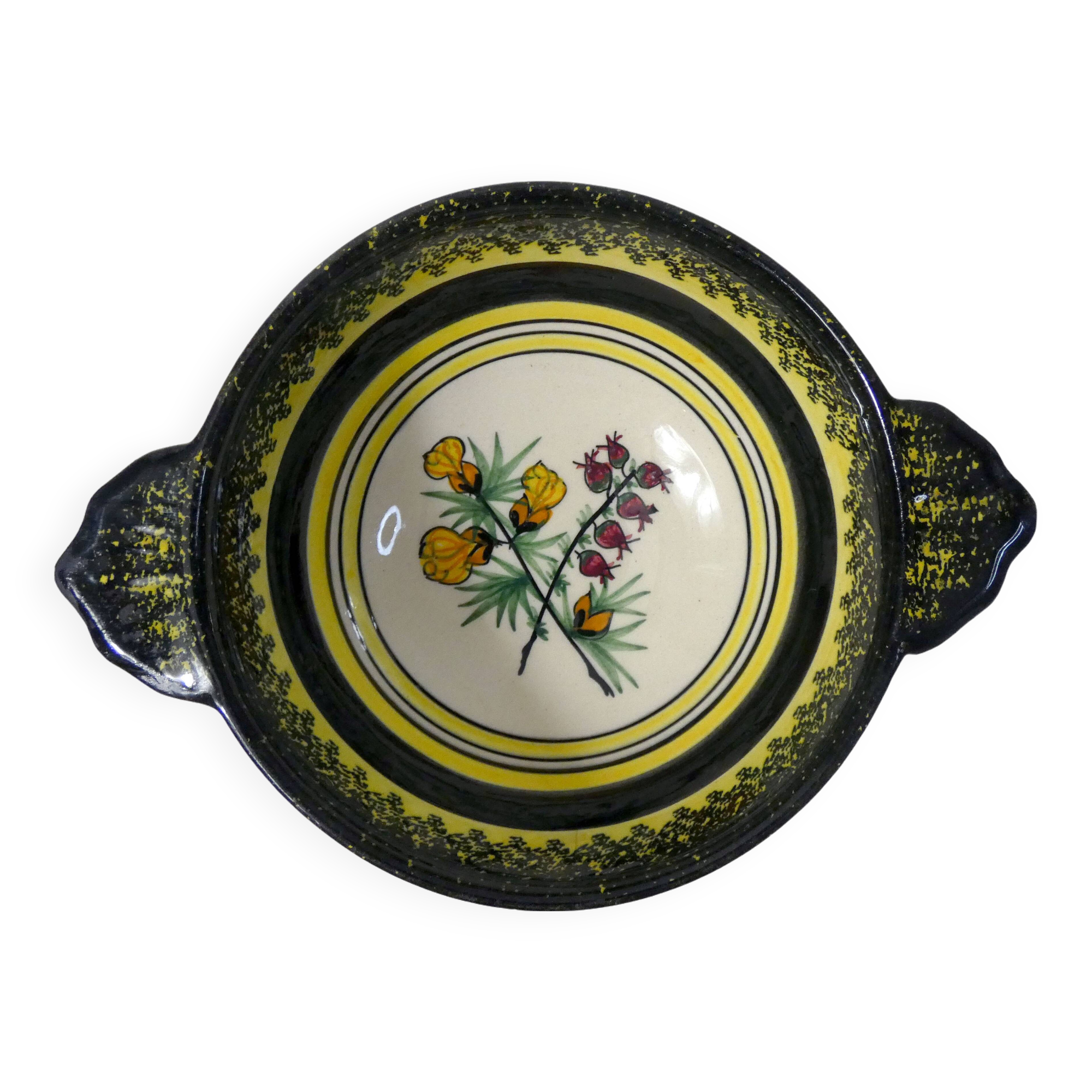 Henriot Quimper botanical bowl