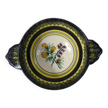 Henriot Quimper botanical bowl