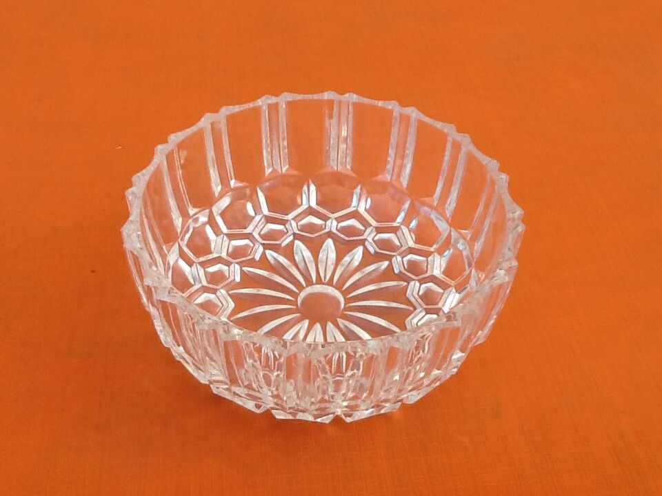 Pair of ramekins crystal d'Arques Paris 1970s