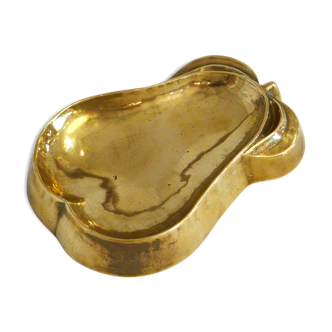 Brass pear ashtray