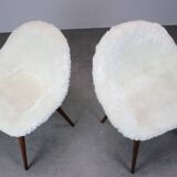 Pair of lounge chairs restored by Miroslav Navratil, 1960s