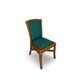 Set of six vintage bamboo and rattan dining chairs