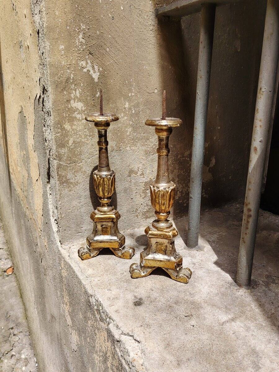 Original Louis XVI silver candlesticks and antiques from Mecca.