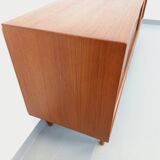 Vintage Scandinavian teak sideboard from the 60s by designer Edvard Valentinsen for Samcom