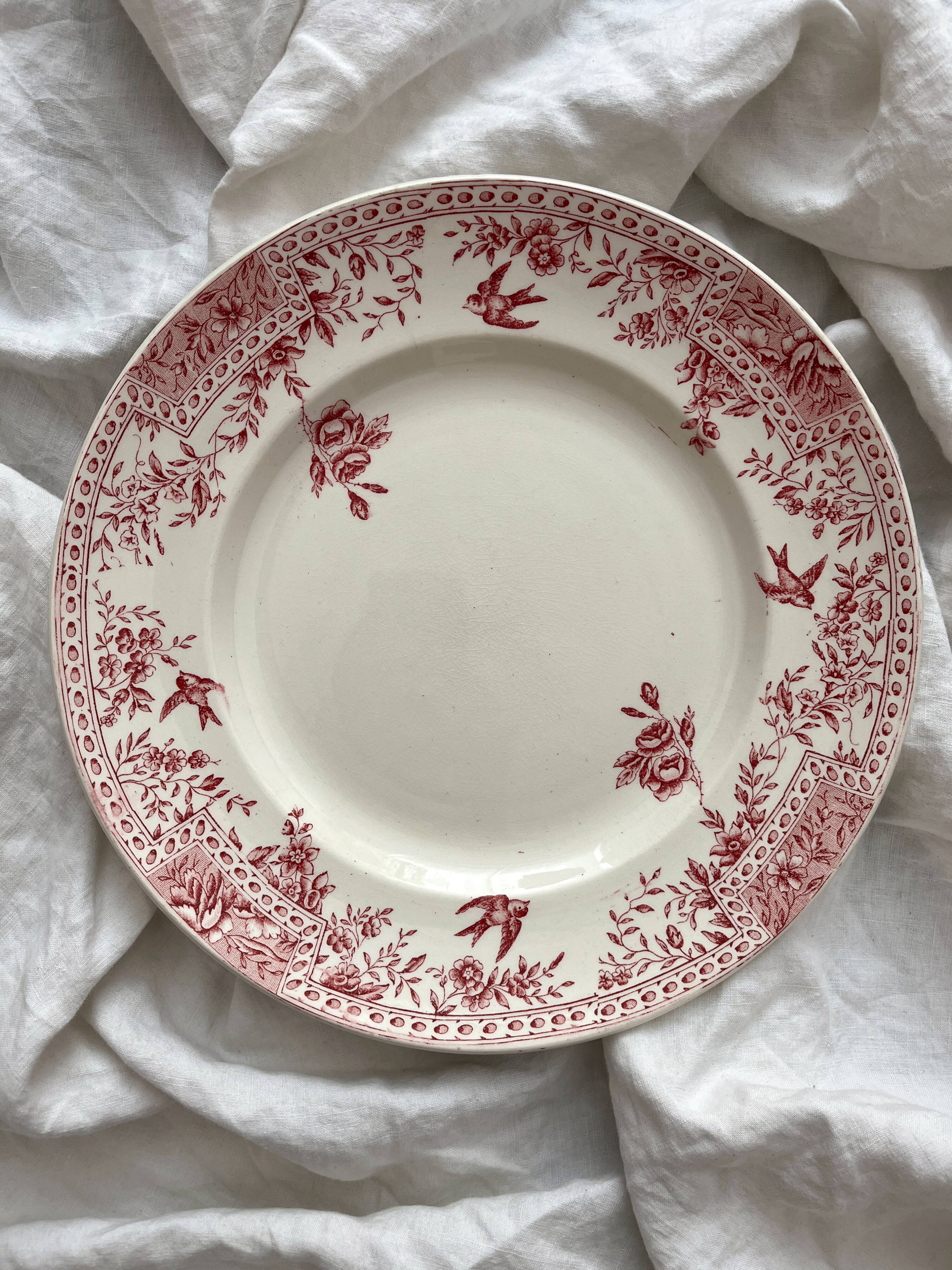 Round ironstone dish "Cérès" KG Lunéville