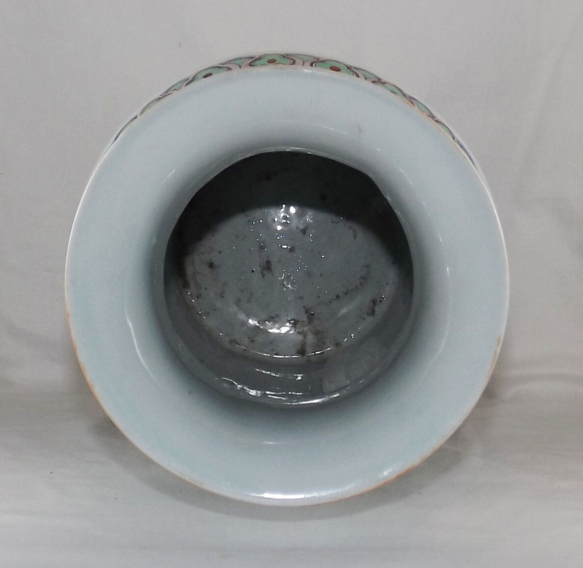 Ancient Chinese vase Rose family early 20th century